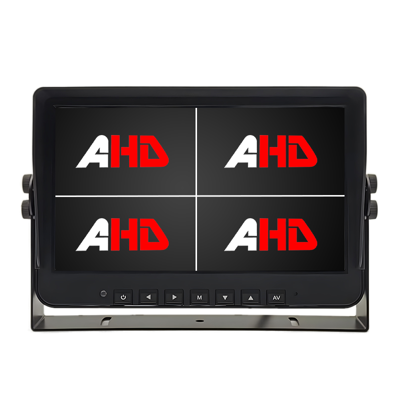 10,1 tommer 4CH Quad Display Heavy Duty Vehicle AHD-skærm