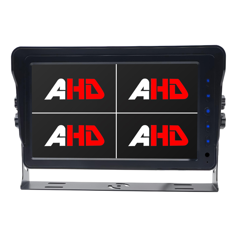 10,1 tommer AHD Quad View Display Heavy Duty Commercial Bus Truck Monitor