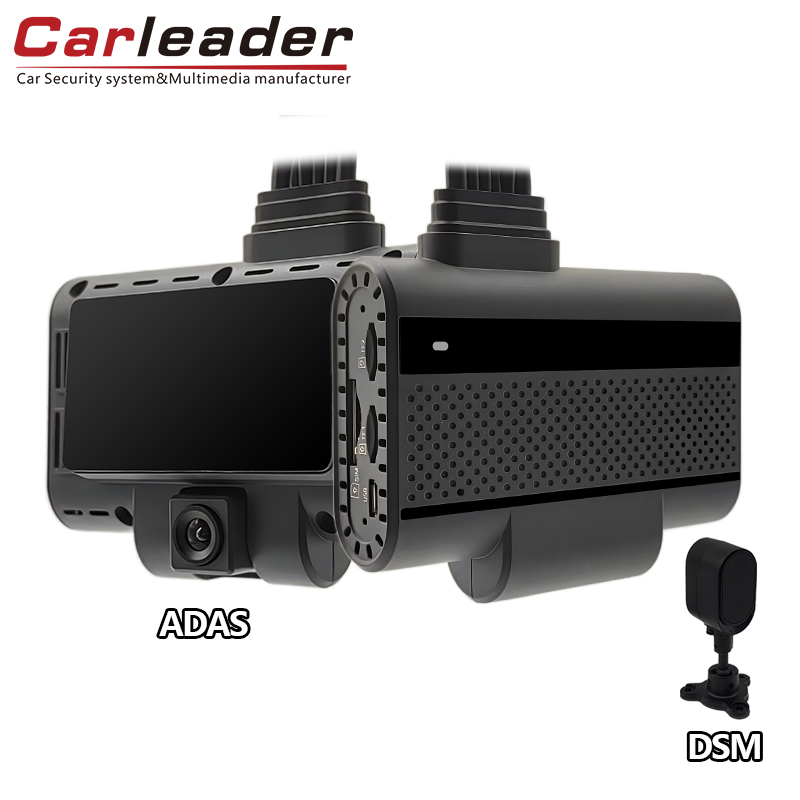Carleader 4ch ADAS+DSM DVR AI Dash-kamera til bil-hailing management