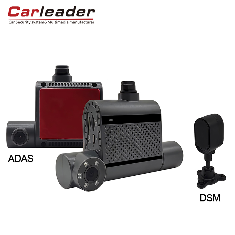 Carleader 3ch HD DVR optagelse af AI Dash -kamera til flådestyring