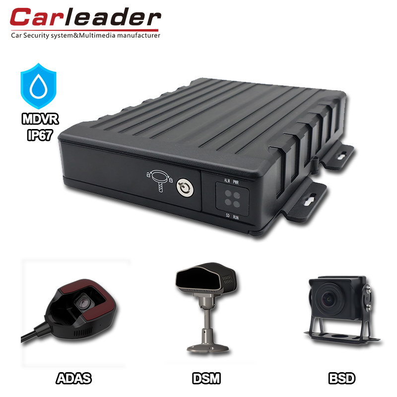 Carleader IP67 Vandtæt AI 4CH SD Mobile DVR: Avanceret køretøjsovervågningsløsning