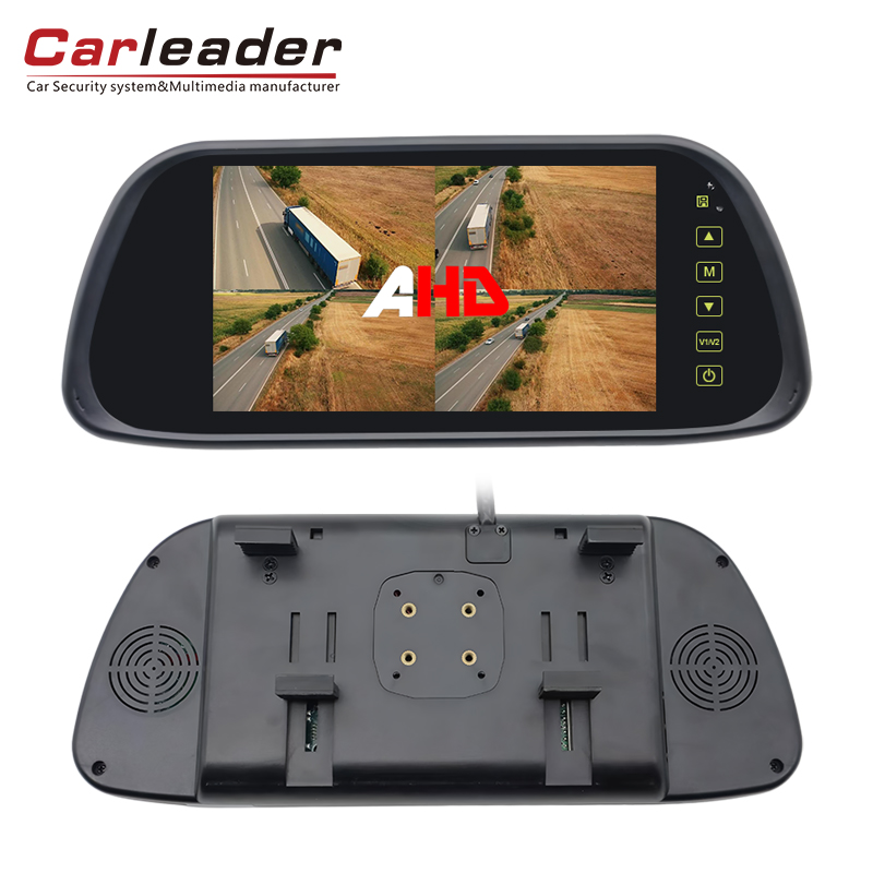 Opgrader dit køretøjs vision med Carleader 2 i 1 installation 7 tommer Quad AHD bagview Mirror Monitor