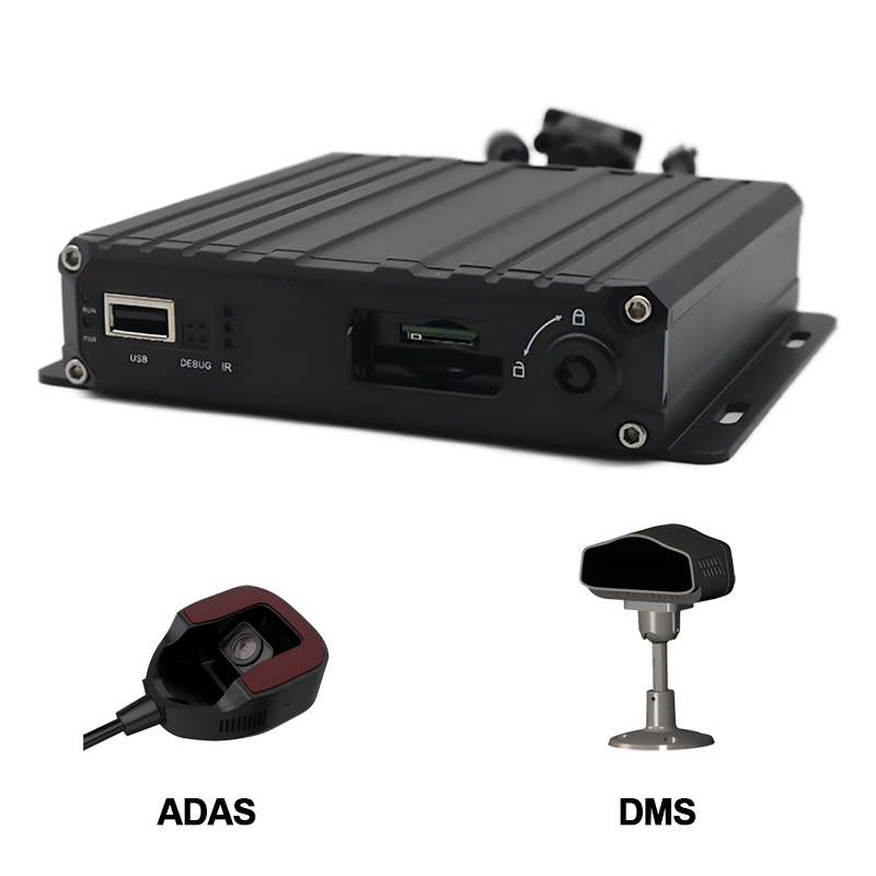 Carleader 4CH AI Intelligent Mobile DVR med DSM og ADAS kamera Carleader 4CH AI Intelligent Mobile DVR med DSM og ADAS kamera