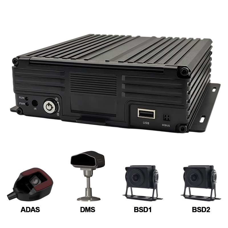 Forøg din flådesikkerhedsstyring med Carleader 8CH AI HDD Mobile DVR Support ADAS+DMS+BSD