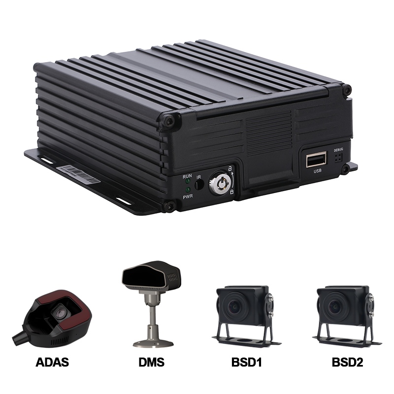 Smartere flådestyring med Carleader 4CH AI HDD Mobile DVR Support ADAS+DMS+BSD