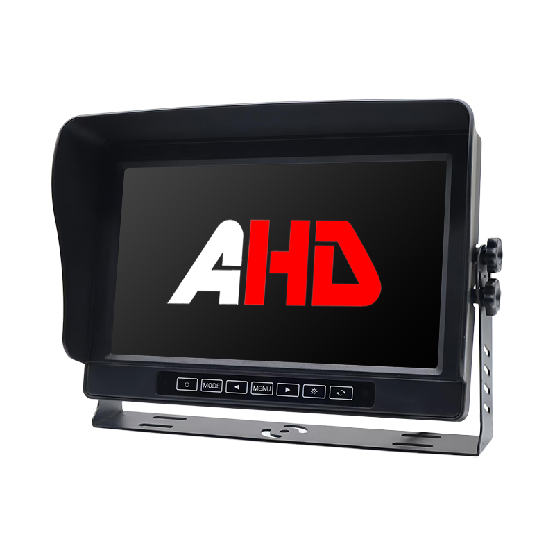 Carleader 10,1 tommer IP69K vandtæt 2CH AHD-indgange Touch-knapper køretøjsskærm