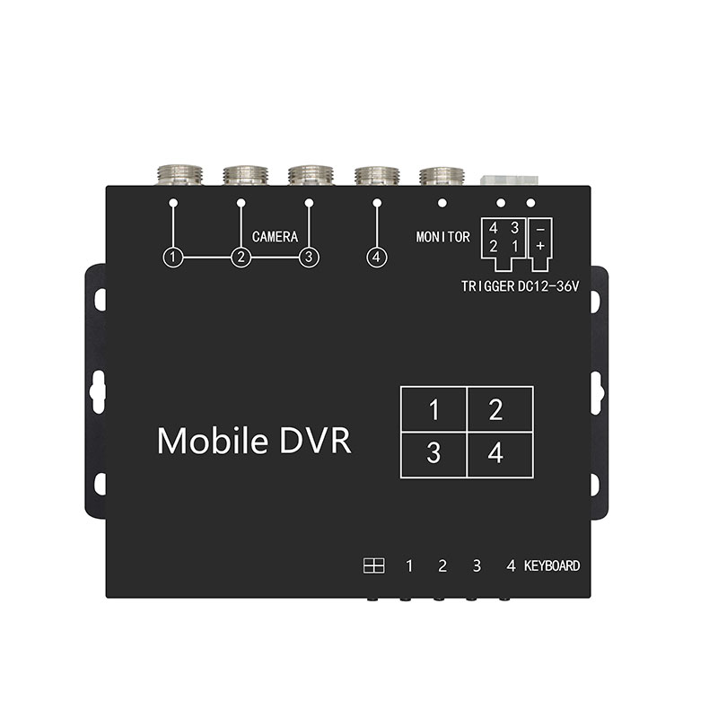 4CH AHD Vehicle DVR med 512GB optagelse og Multi-Camera Split View