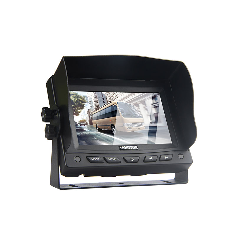 5 tommer TFT LCD Heavy Duty køretøj Dash Mount skærm