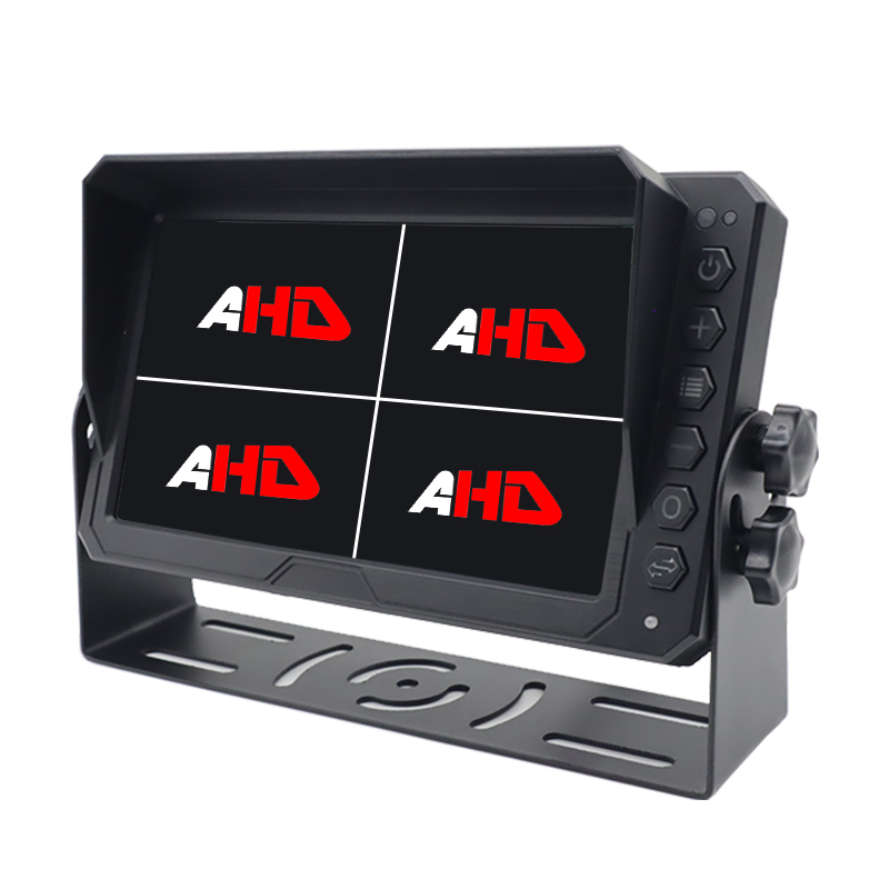 7 tommer AHD Quad Rear View Car Monitor til lastbil