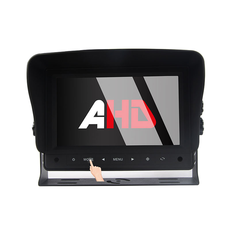 7 tommer berøringsknapper 2CH Heavy Duty AHD Vehicle Montior