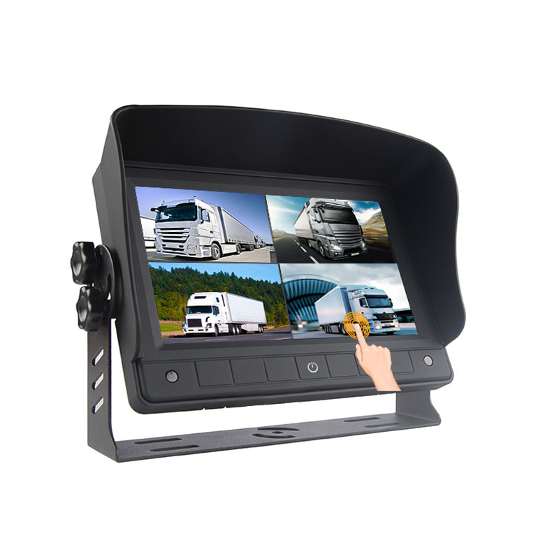 7 tommer Touch Screen Quad Split Display AHD-skærm til køretøjer